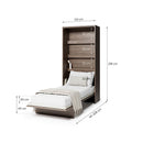 BC-03 Vertical Wall Bed Concept 90cm