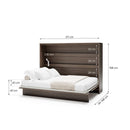 BC-04 Horizontal Wall Bed Concept 140cm