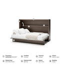 BC-05 Horizontal Wall Bed Concept 120cm