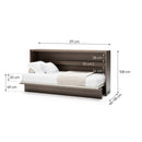BC-06 Horizontal Wall Bed Concept 90cm