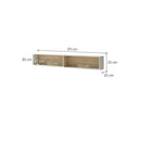 BED CONCEPT BC-30 Wall Shelf 211cm