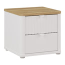 Bravente Two-Drawer Bedside Cabinet (BVEK011)