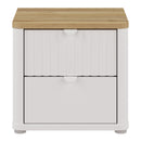 Bravente Two-Drawer Bedside Cabinet (BVEK011)