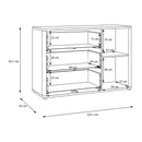 Bravente Storage Chest with Three Drawers (BVEK221)