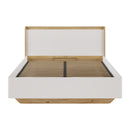 Bravente Bed Frame with Lift-Up Base and White LED Lighting (BVEL1166B)