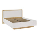 Bravente Bed Frame with Lift-Up Base and White LED Lighting (BVEL1166B)
