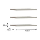 Sophistispace Set of Three 48cm Internal Shelves (DMRD12)