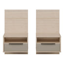 Caldicot Pair of Bedside Cabinets with LED Lighting (CMLK213B)
