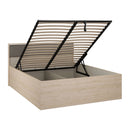 Caldicot 160cm Lift-Up Storage Bed with LED Lighting (CMLL3161B)