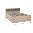 Caldicot 160cm Lift-Up Storage Bed with LED Lighting (CMLL3161B)