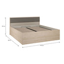 Caldicot 180cm Lift-Up Storage Bed with LED Lighting (CMLL3181B)