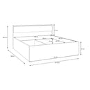 Caldicot 180cm Lift-Up Storage Bed with LED Lighting (CMLL3181B)