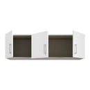 Econobox 2 White Three-Door Wardrobe Top Unit (ECBN031)