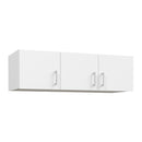 Econobox 2 White Three-Door Wardrobe Top Unit (ECBN031)