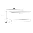 Kaszimiro 85cm Oak Coffee Table (CFTT5014)