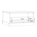 Kaszimiro 85cm Oak Coffee Table (CFTT5014)