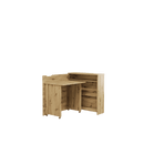 Work Concept Slim Convertible Hidden Desk 90cm [Oak Artisan] - Interior Layout 