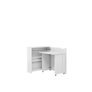 Work Concept Slim Convertible Hidden Desk 90cm [White] - Interior Layout 2