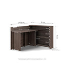 Work Concept Slim Convertible Hidden Desk 90cm