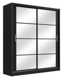 Dakota Mirrored Sliding Door Wardrobe 203cm (DAKOTA-203)