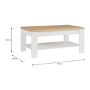 Duraoak 100cm Coffee Table (BRCT501)