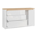 Duraoak 157cm Sideboard with Three Drawers and LED Lighting (DUKK222RB)