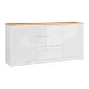 Duraoak 182cm Two-Door Sideboard with LED Lighting (DUKK232B)