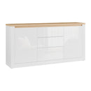 Duraoak 182cm Two-Door Sideboard with LED Lighting (DUKK232B)