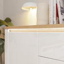 Duraoak 182cm Two-Door Sideboard with LED Lighting (DUKK232B)