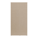 Duraoak 97cm Two-Door Wardrobe with Drawer and LED Lighting (DUKS822LB)