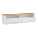 Duraoak 182cm TV Cabinet with Two Drawers and LED Lighting (DUKT122B)