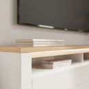 Duraoak 182cm TV Cabinet with Two Drawers and LED Lighting (DUKT122B)