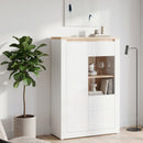 Duraoak 97cm Display Cabinet with Drawer and LED Lighting (DUKV522LB)