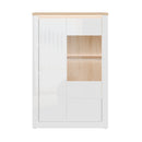 Duraoak 97cm Display Cabinet with Drawer and LED Lighting (DUKV522LB)