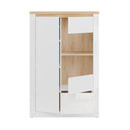 Duraoak 97cm Display Cabinet with Drawer and LED Lighting (DUKV522LB)