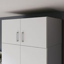 Econobox 2 White Two-Door Wardrobe Top Unit (ECBN021)