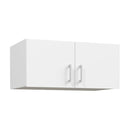 Econobox 2 White Two-Door Wardrobe Top Unit (ECBN021)