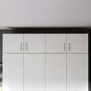 Econobox 2 White Four-Door Wardrobe Top Unit (ECBN041)