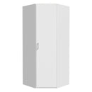 Econobox 2 White Corner Wardrobe (ECBS911)