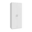 Econobox 2 89cm Two-Door Wardrobe in White (ECBS921)