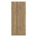 Econobox 2 89cm Two-Door Wardrobe in White (ECBS921)