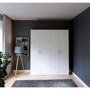 Econobox 2 178cm Four-Door Wardrobe (ECBS945)
