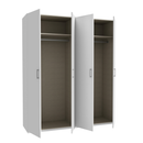 Econobox 2 178cm Four-Door Wardrobe (ECBS945)