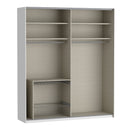 Fittio 201cm Two-Door Sliding Wardrobe in White (FTIS32461)