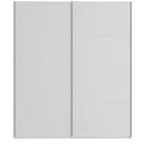 Fittio 201cm Two-Door Sliding Wardrobe in White (FTIS32461)