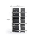 FITT FL-01L bookcase with LED lighting