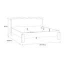 Attalyar 180x200cm Bed with Slatted Bases (ATTL1182)
