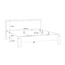 Attalyar 180x200cm Bed with Slatted Bases (ATTL1182)