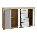 Baccio 118cm 3 Door 3 Drawer Sideboard (BCCK231)