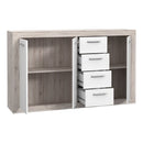 Baccio 153cm 3 Door 4 Drawer Sideboard (BCCK241)